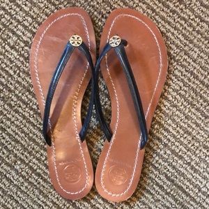 Tory Burch Terra Leather Thong